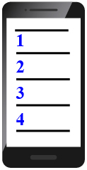 A blank numbered list that shows what the custom diet sheet which comes with the 8 Week Weight Loss Challenge looks like