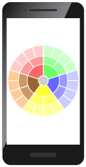 A multi-colored circle showing what the healthy food list that is included with the 8 Week Weight Loss Challenge looks like